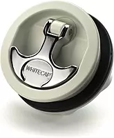 Whitecap S-0226BC T-Handle Latch with Keyed Lock - Black 3" Diameter