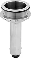 Whitecap S-0627C 0° Rod and Cup Holder - 304 Stainless Steel, Silver