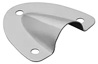 Whitecap S-1388C 1-1/2" X 1-3/4" Stainless Steel Clam Shell Vent