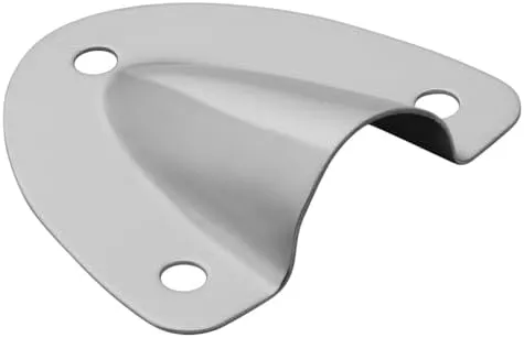 Whitecap S-1388C 1-1/2" X 1-3/4" Stainless Steel Clam Shell Vent