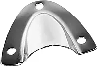 Whitecap S-1388C 1-1/2" X 1-3/4" Stainless Steel Clam Shell Vent