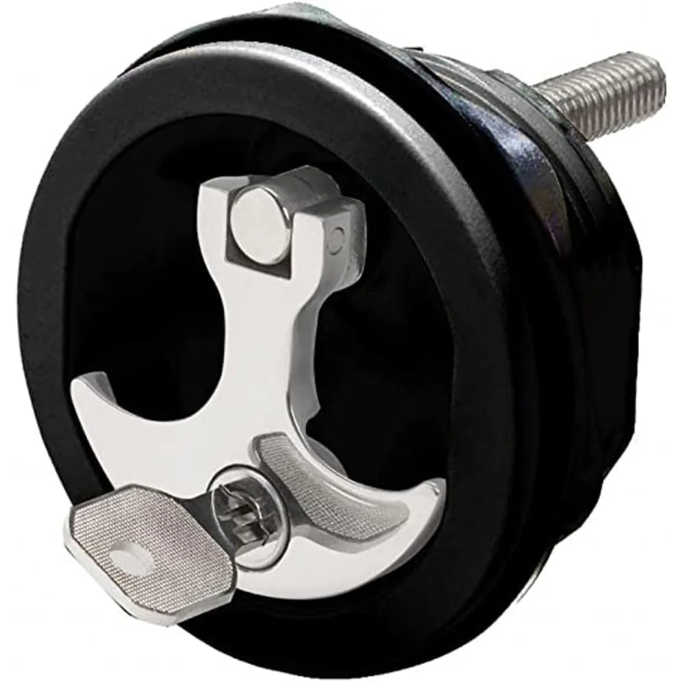 Whitecap S-1415BC Zamac/Nylon Compression Handle - Locking, 3"