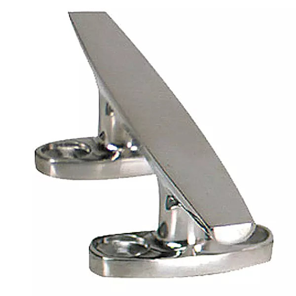 Whitecap Industries S-1445C Chrome Plated Zamac Hollow Base Cleat - 6"
