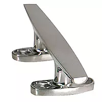 Whitecap Industries S-1445C Chrome Plated Zamac Hollow Base Cleat - 6"