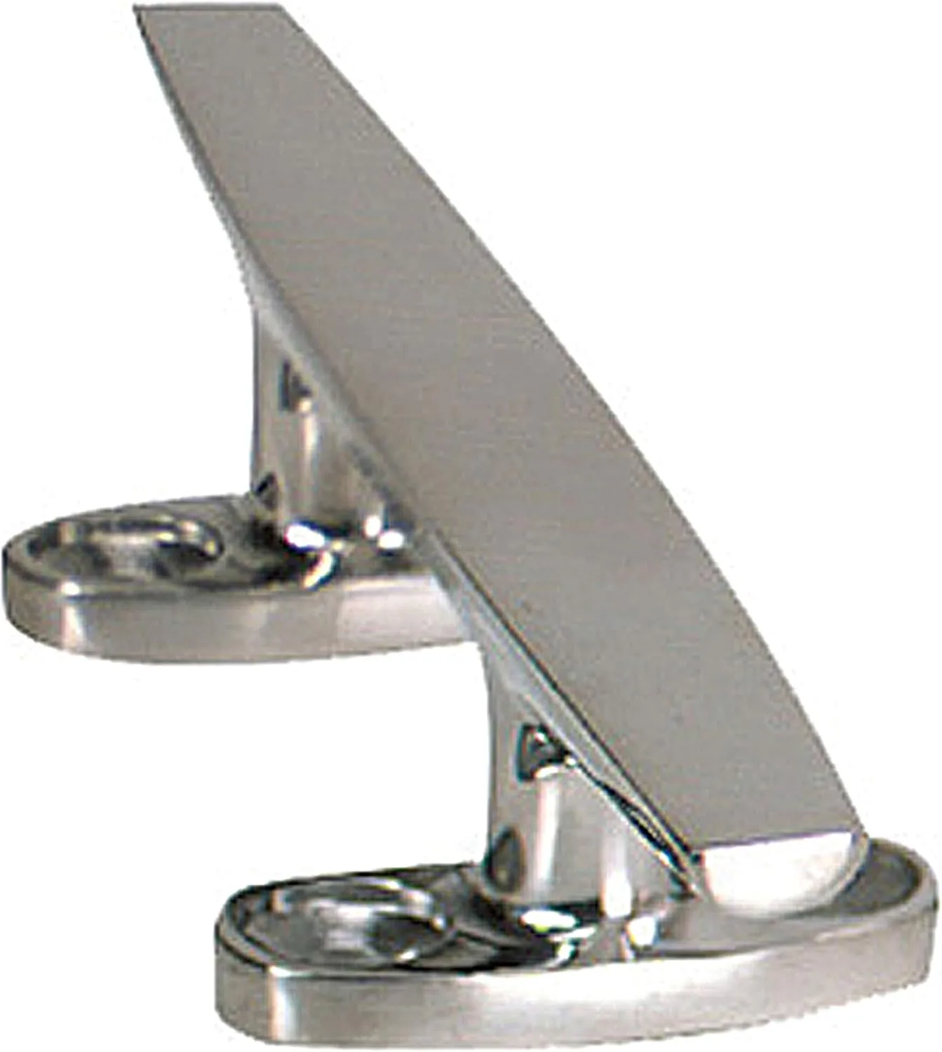 Whitecap Industries S-1445C Chrome Plated Zamac Hollow Base Cleat - 6"