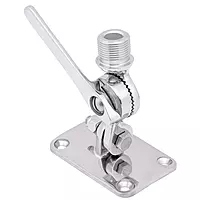 WHITECAP INDUSTRIES S-1802C Ratchet/Antenna Mount - 3-5/8" x 2-1/2" Base