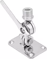 WHITECAP INDUSTRIES S-1802C Ratchet/Antenna Mount - 3-5/8" x 2-1/2" Base