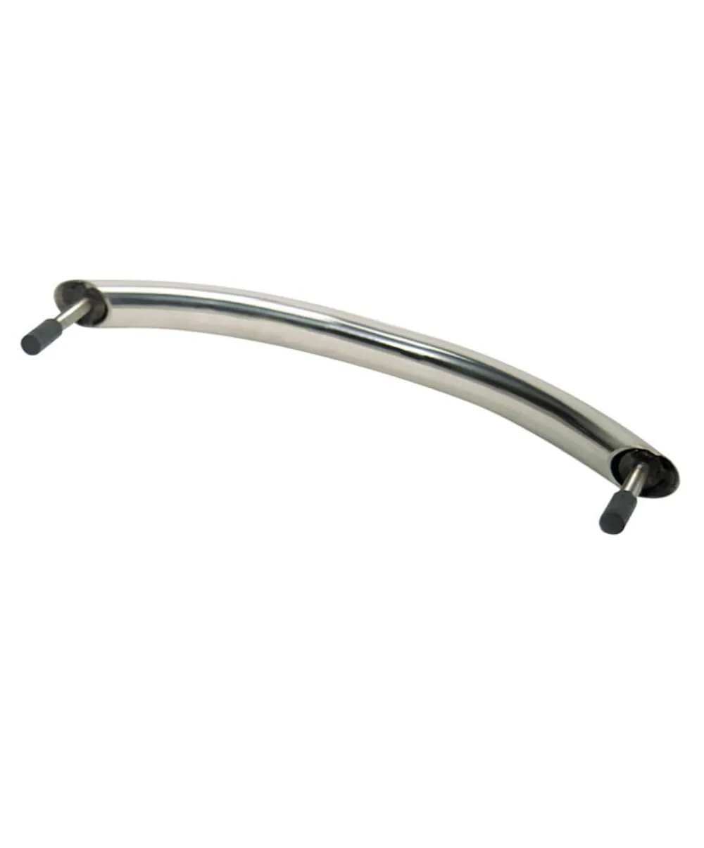 Whitecap Studded Hand Rail - 304 Stainless Steel - 12"