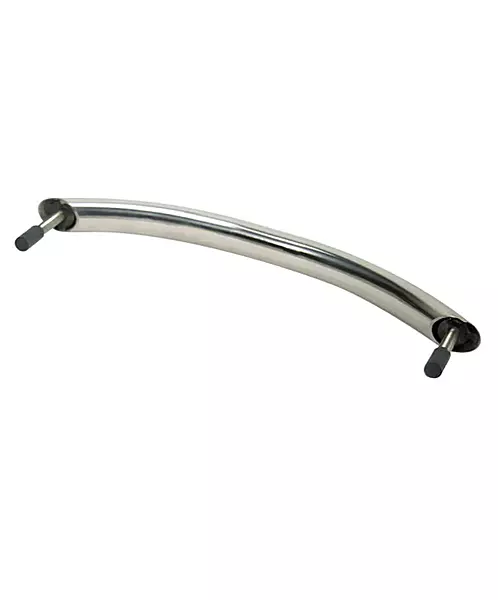 Whitecap Studded Hand Rail - 304 Stainless Steel - 12"