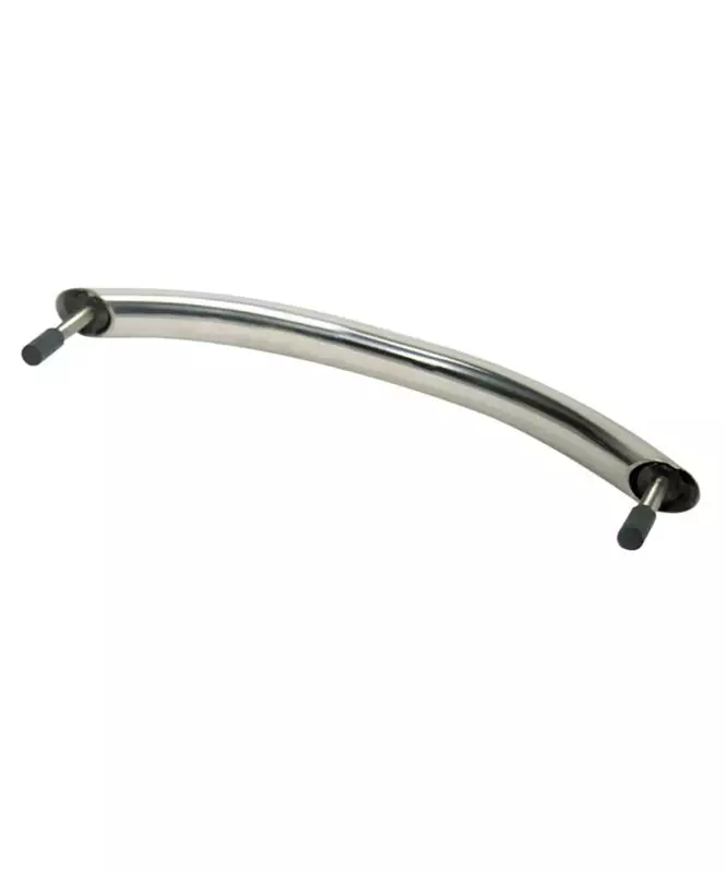 Whitecap Studded Hand Rail - 304 Stainless Steel - 12"