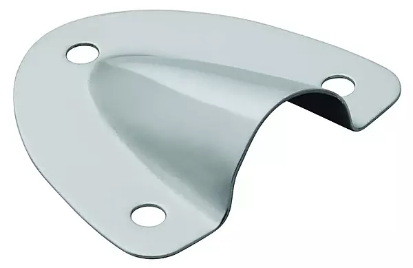 Whitecap S1390C 2-1/4" X 2-1/4" Stainless Steel Clam Shell Vent