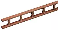 Whitecap 60705 Teak 5' Standard Pin Rail