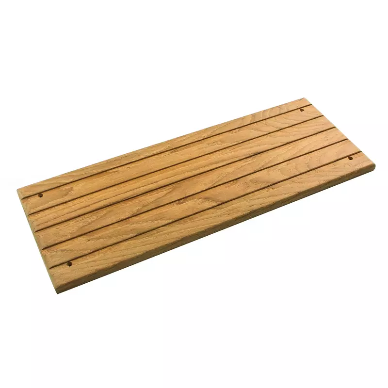 Whitecap 60502 Teak Deck Step - Large (15" x 6" x 1/2"),Khaki