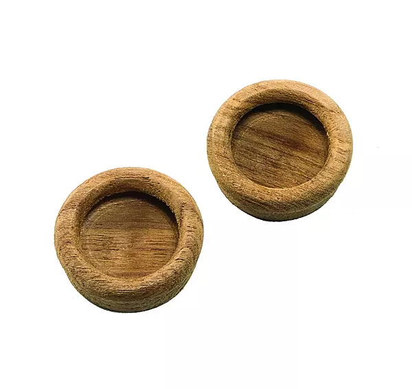Whitecap Teak Round Drawer Pull - 1-3/8" Round - 2 Pack