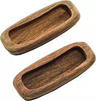 WHITECAP 60135-A Teak Rectangular Drawer Pull 3-1/4" - 2-Pack, Beige
