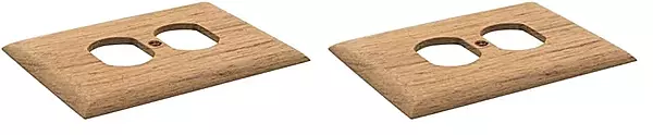 Whitecap 60170 Teak Dual Outlet Cover 1 Count (Pack of 2)
