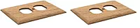 Whitecap 60170 Teak Dual Outlet Cover 1 Count (Pack of 2)
