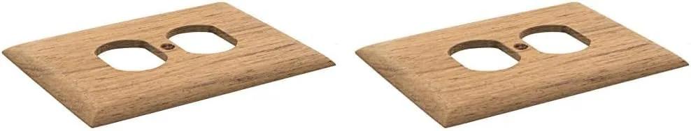 Whitecap 60170 Teak Dual Outlet Cover 1 Count (Pack of 2)
