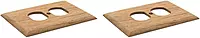 Whitecap 60170 Teak Dual Outlet Cover 1 Count (Pack of 2)