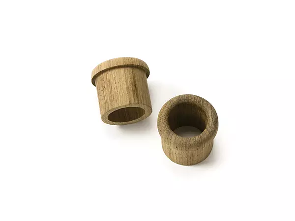 Whitecap Teak Finger Pull - 1" Barrel Length - 2 Pack