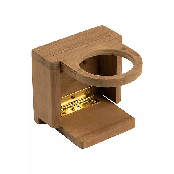 Whitecap 62601 Teak Folding Drink Holder