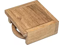 Whitecap 62601 Teak Folding Drink Holder