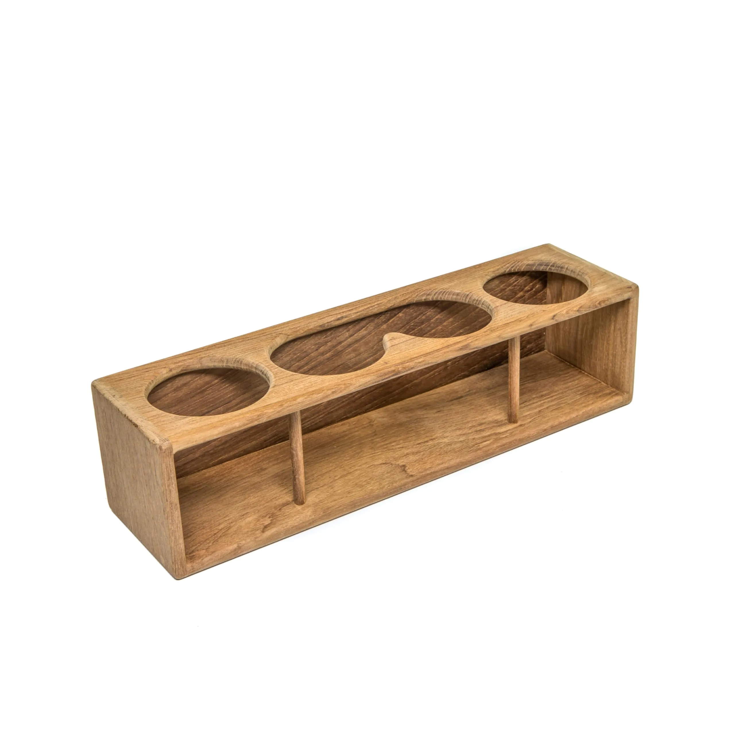 Whitecap 62632 Teak Four Drink/Binocular Rack