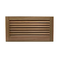 Whitecap Teak Louvered Insert for Cutout, 17 x 8 3/8"
