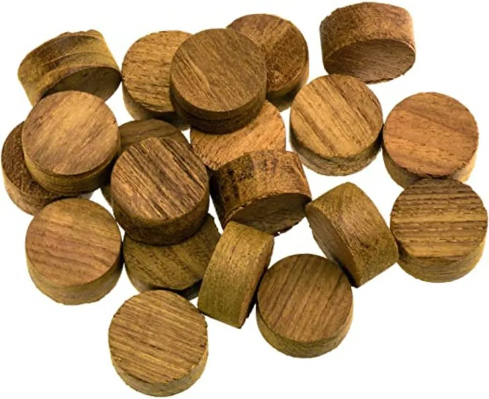 Whitecap Teak Whitecap 60155-20 Teak Plugs - 1", Pack of 20