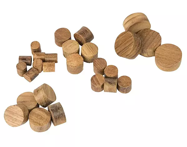 Whitecap 60151-20 Teak Plugs - 3/8", Pack of 20