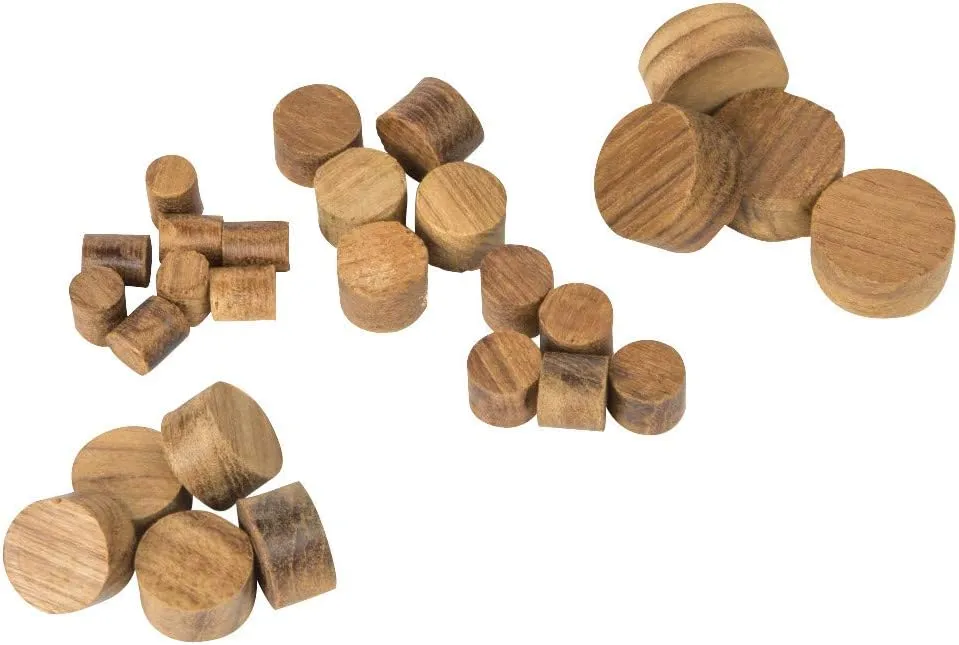 Whitecap 60151-20 Teak Plugs - 3/8", Pack of 20