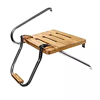 Whitecap Teak Swim Platform with Ladder for Outboard Motors - Model 60902