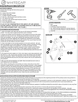 Whitecap Teak Swim Platform with Ladder for Outboard Motors - Model 60902