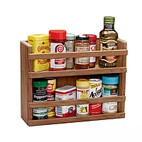 Whitecap 62440 Teak Two-Tier Spice Rack