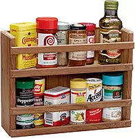 Whitecap 62440 Teak Two-Tier Spice Rack