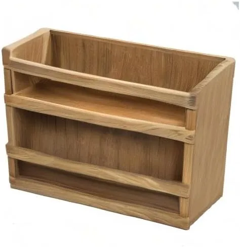 Whitecap 62440 Teak Two-Tier Spice Rack