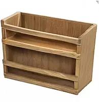 Whitecap 62440 Teak Two-Tier Spice Rack