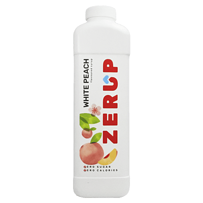 Zerup Zero Sugar White Peach Syrup 1L Zerup Zero Sugar White Peach Syrup 1L