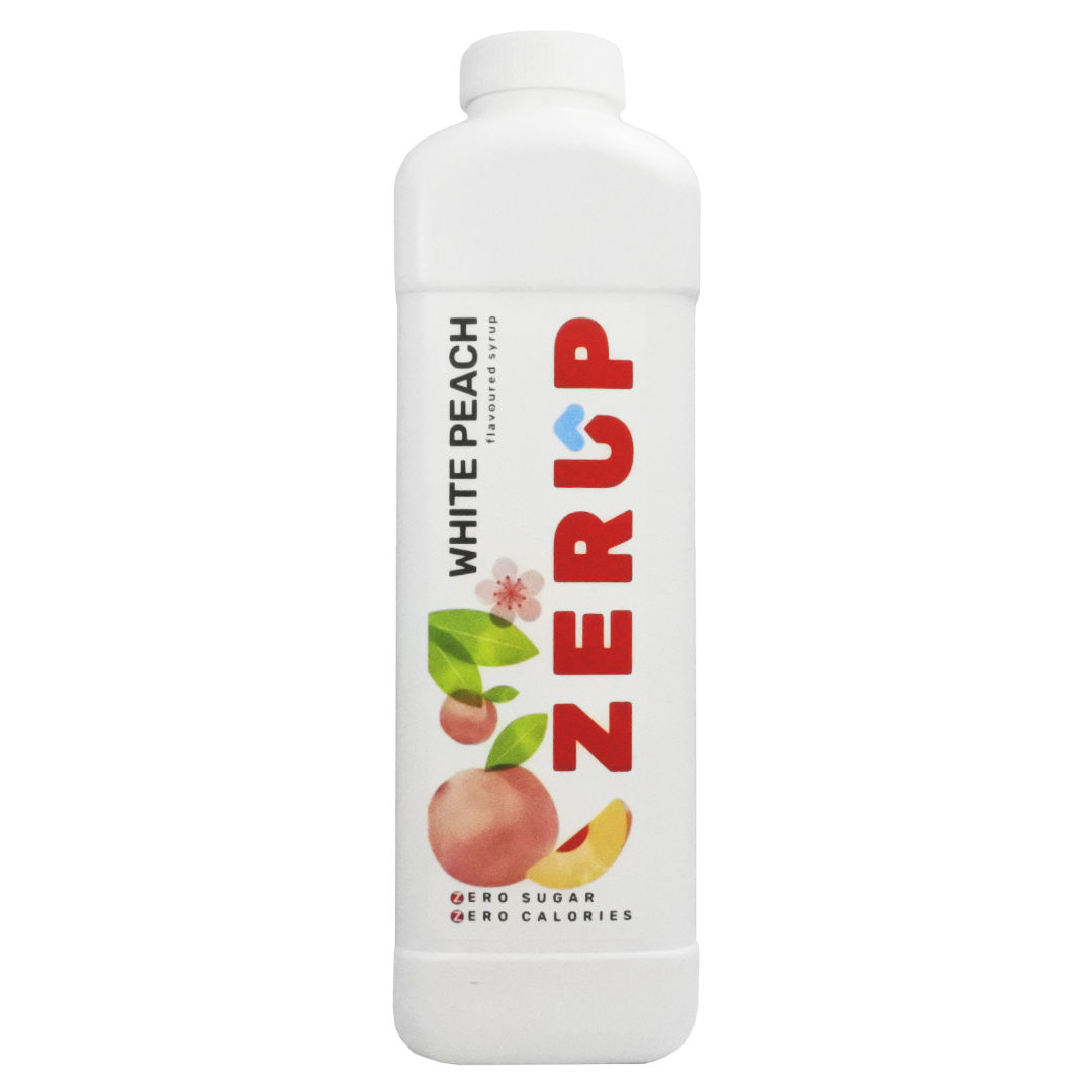 Zerup Zero Sugar White Peach Syrup 1L