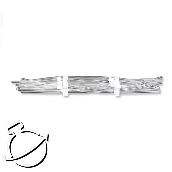 MPP 2-Stop Tubing (Std PVC), White/White (1.02mm), 12/pk.