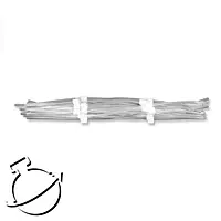 MPP 2-Stop Tubing (Std PVC), White/White (1.02mm), 12/pk.