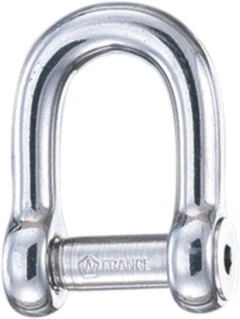 Wichard Self-Locking Allen Head D Shackle, 12mm (15/32") 316L Stainless