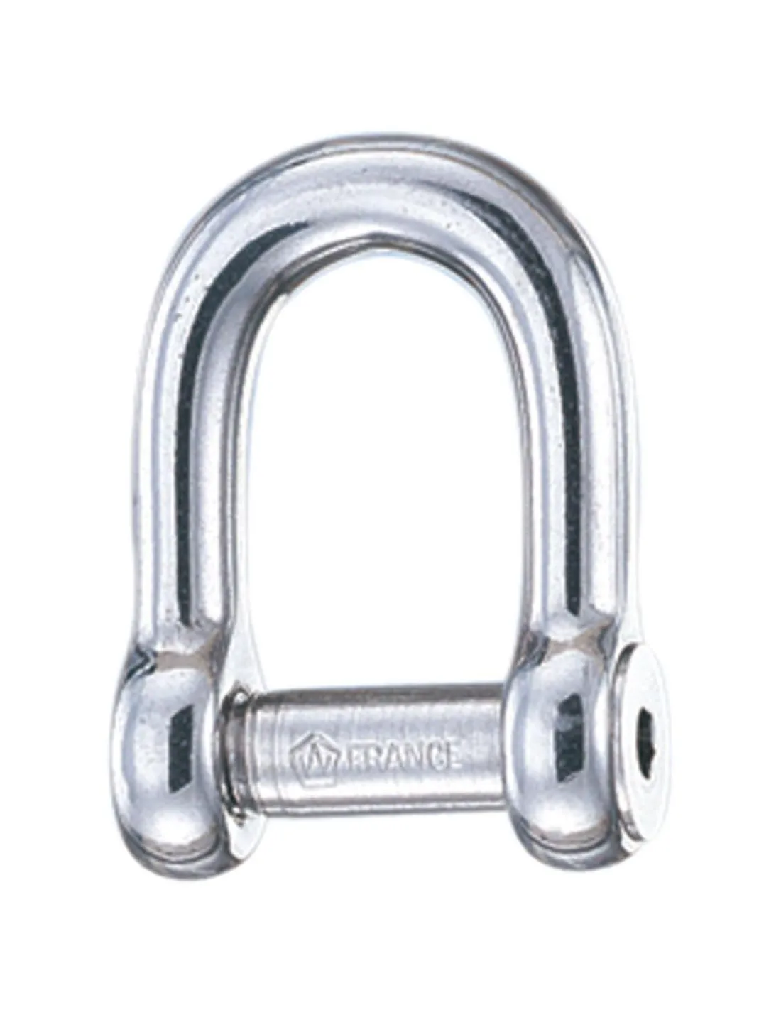 Wichard Self-Locking Allen Head D Shackle, 12mm (15/32") 316L Stainless