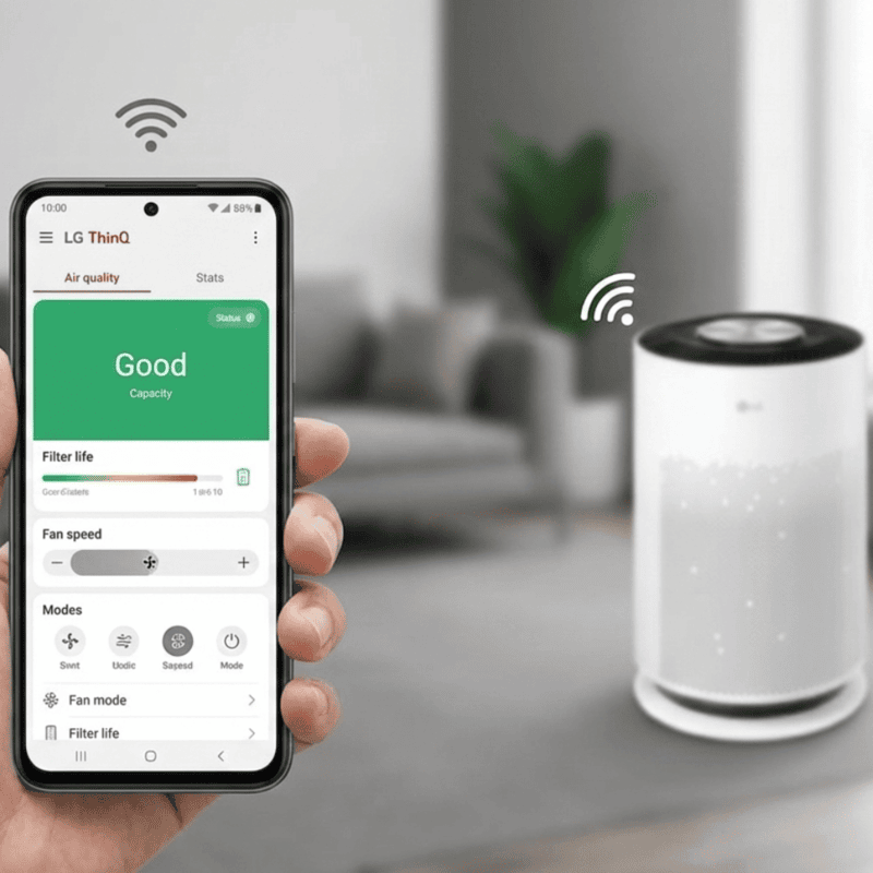 LG PuriCare™ 360 Hit Air Purifier (AS60GHWG0) with HEPA 13 Filter