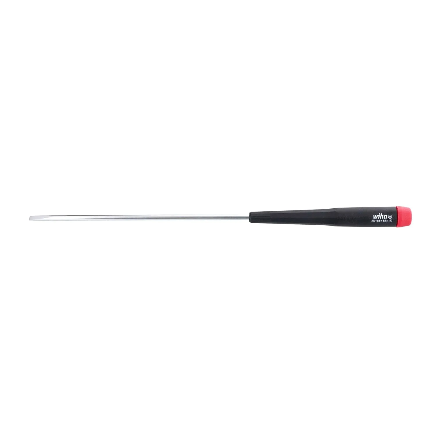Wiha 26042 Slotted Screwdriver with Precision Handle, 4.0 x 150mm