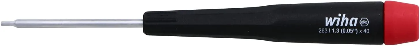 Wiha 26313 1.3mm Key Hex Driver with 40mm Blade