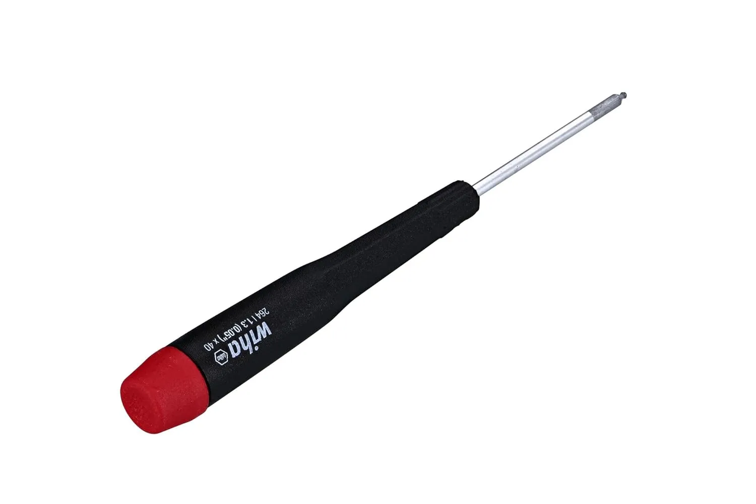 Wiha 26413 Ball End Hex Inch Screwdriver with Precision Handle, .050 x 1.57"