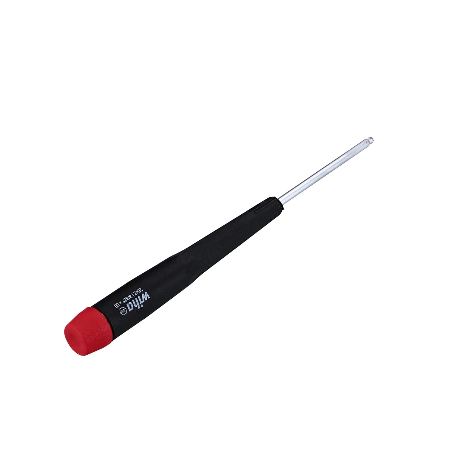 Wiha 26423 Ball End Hex Inch Screwdriver with Precision Handle, 3/32"