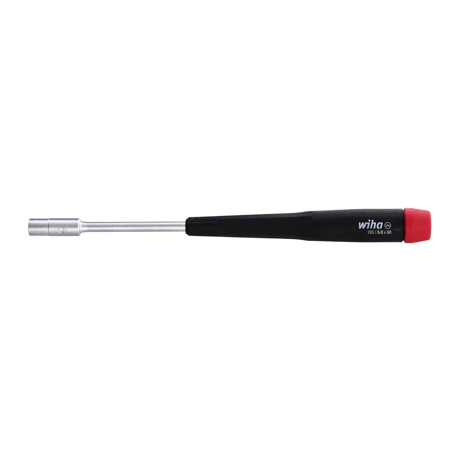 Wiha 26550 Precision Nut Driver, Metric, 5.0 x 60mm