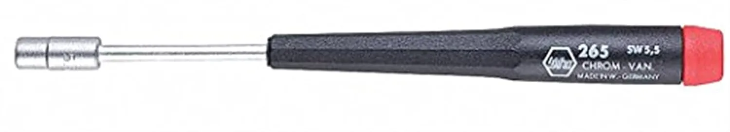 Wiha 26563 Precision Nut Driver, Inch, 1/4 x 60mm
